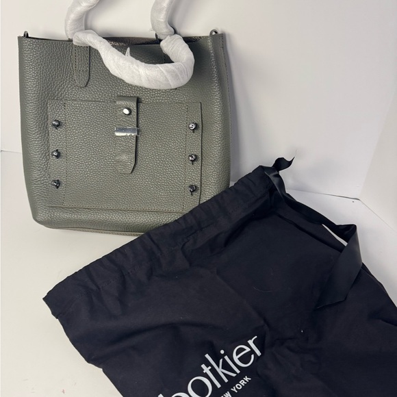 BOTKIER NEW YORK Warren Bite Size Leather Tote NWT - Picture 1 of 6